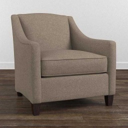 Beige Upholstered Armchair
