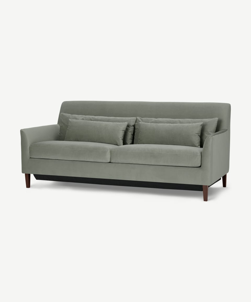 Coastal Slipcovered Linen Sofa