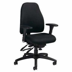 Ergonomic Black Fabric Task Chair