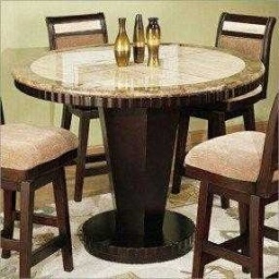 Granite Top Bar-Height Bistro Dining Table