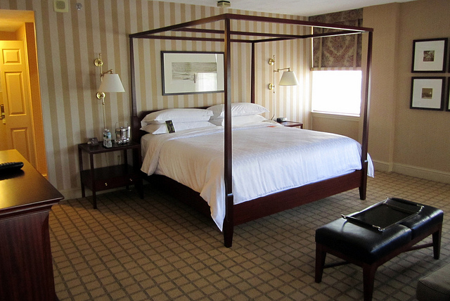 Industrial Iron Frame Bed