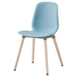Light Blue Modern Eames-Style Chair