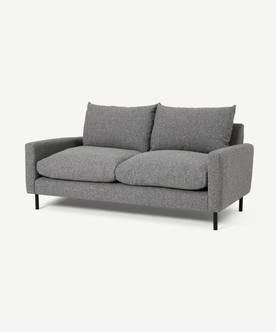 Minimalist Grey Fabric Sofa