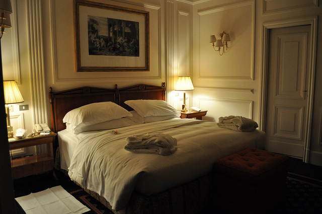 Plush Boucle Platform Bed