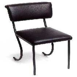 Simple Black Metal Frame Chair